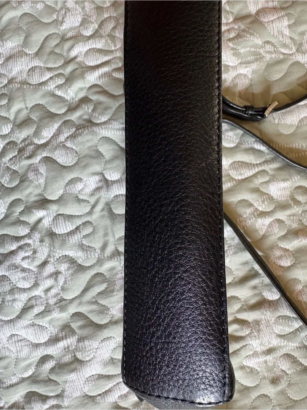 Michael Kors Black Pebbled Leather Crossbody